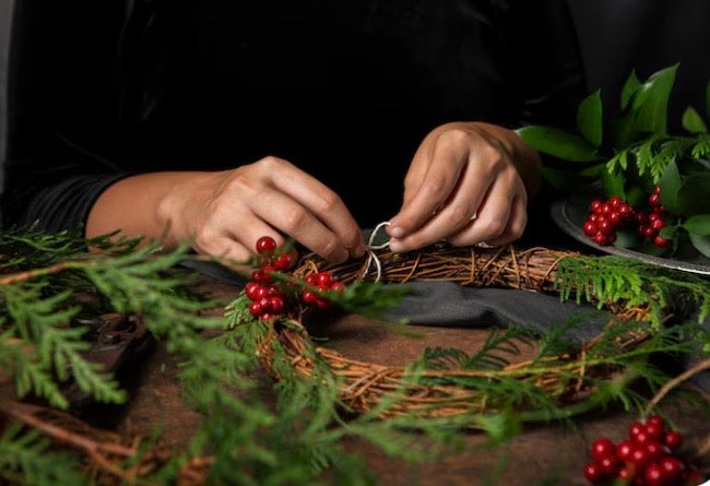 Christmas Wreaths, Handmade  Cards and Afternoon Tea at Dowthorpe Hall - Saturday 12th December, 1-5pm